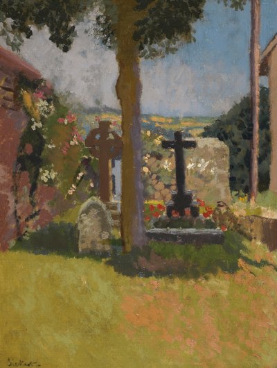 Cimitero della chiesa di Chagford, Devon da Walter Richard Sickert